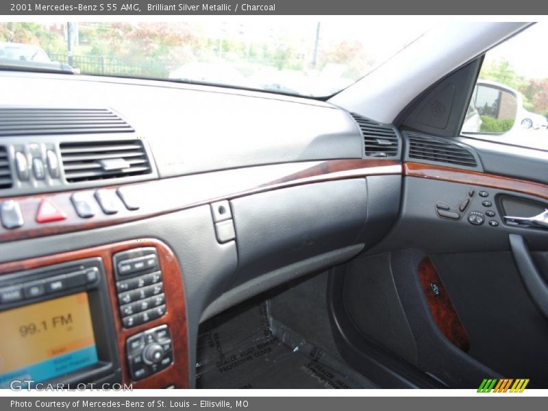Brilliant Silver Metallic / Charcoal 2001 Mercedes-Benz S 55 AMG