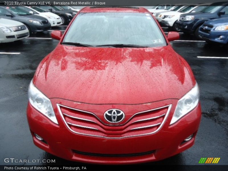 Barcelona Red Metallic / Bisque 2010 Toyota Camry XLE V6