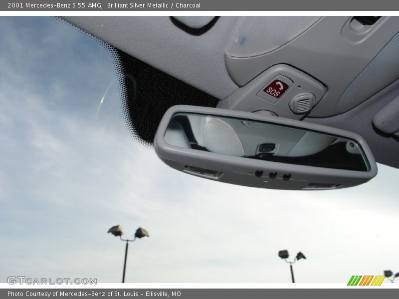 Brilliant Silver Metallic / Charcoal 2001 Mercedes-Benz S 55 AMG