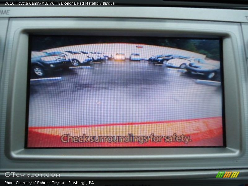 Barcelona Red Metallic / Bisque 2010 Toyota Camry XLE V6