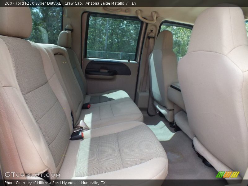 Arizona Beige Metallic / Tan 2007 Ford F250 Super Duty XLT Crew Cab