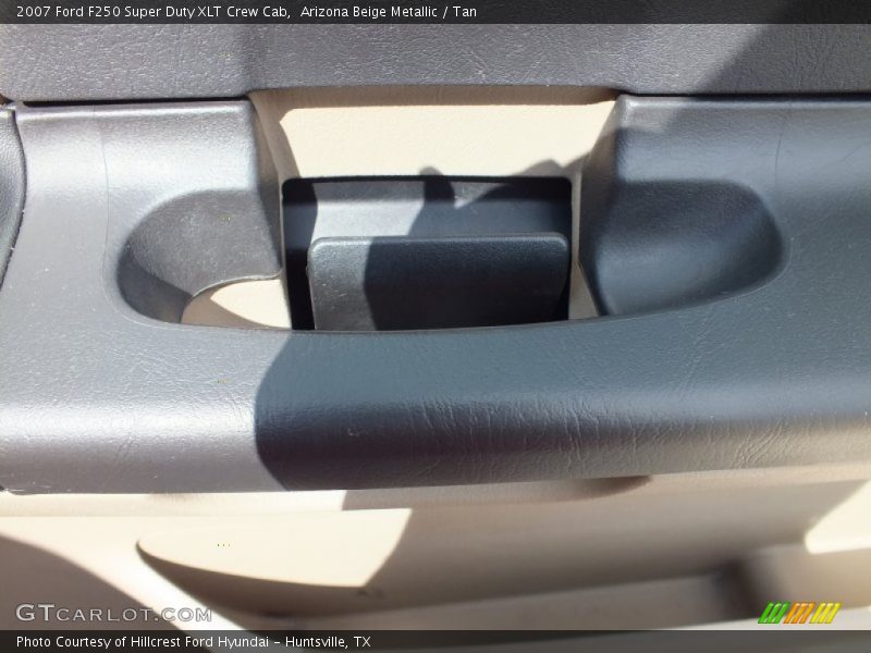 Arizona Beige Metallic / Tan 2007 Ford F250 Super Duty XLT Crew Cab