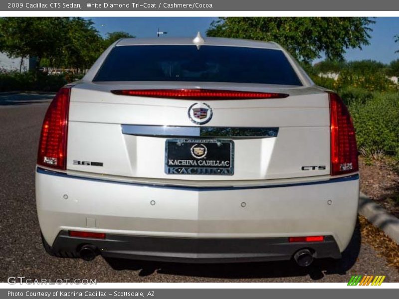 White Diamond Tri-Coat / Cashmere/Cocoa 2009 Cadillac CTS Sedan