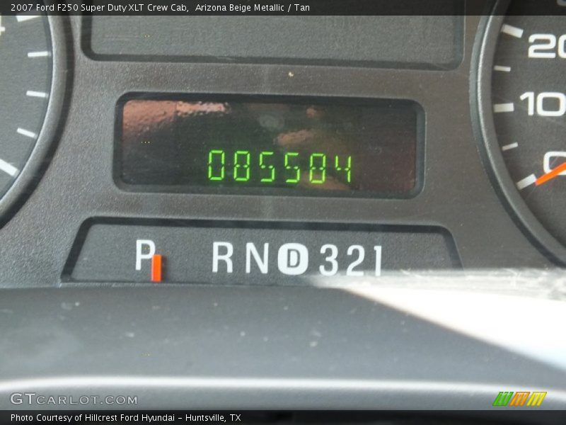 Arizona Beige Metallic / Tan 2007 Ford F250 Super Duty XLT Crew Cab