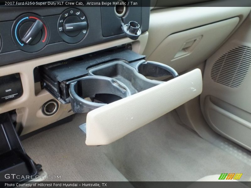 Arizona Beige Metallic / Tan 2007 Ford F250 Super Duty XLT Crew Cab