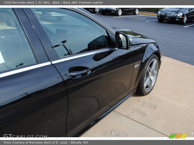 Black / Black AMG Premium Leather 2009 Mercedes-Benz C 63 AMG