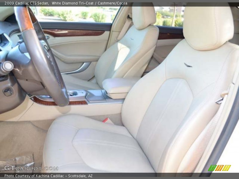 Front Seat of 2009 CTS Sedan