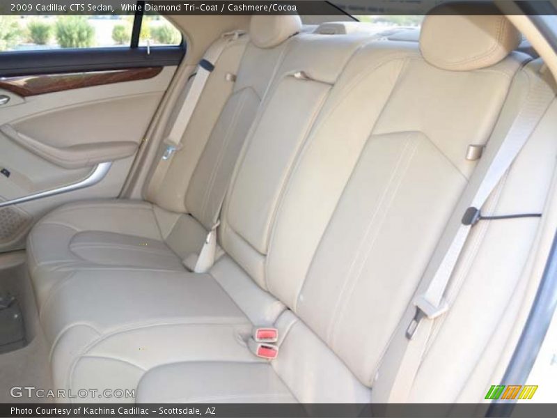 White Diamond Tri-Coat / Cashmere/Cocoa 2009 Cadillac CTS Sedan