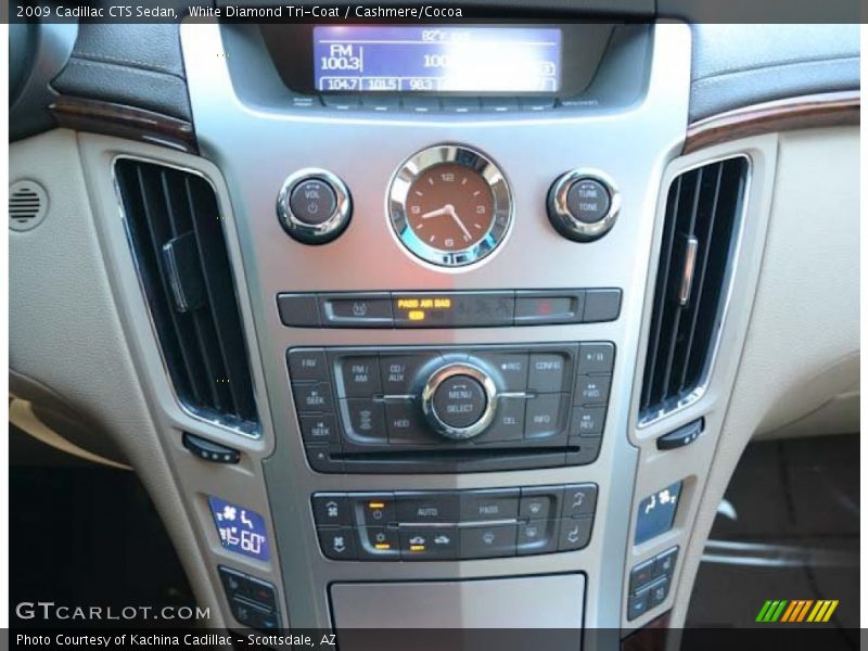 Controls of 2009 CTS Sedan