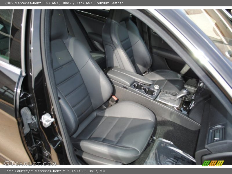 Black / Black AMG Premium Leather 2009 Mercedes-Benz C 63 AMG