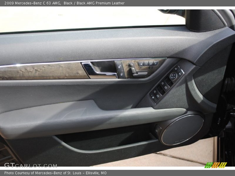 Black / Black AMG Premium Leather 2009 Mercedes-Benz C 63 AMG