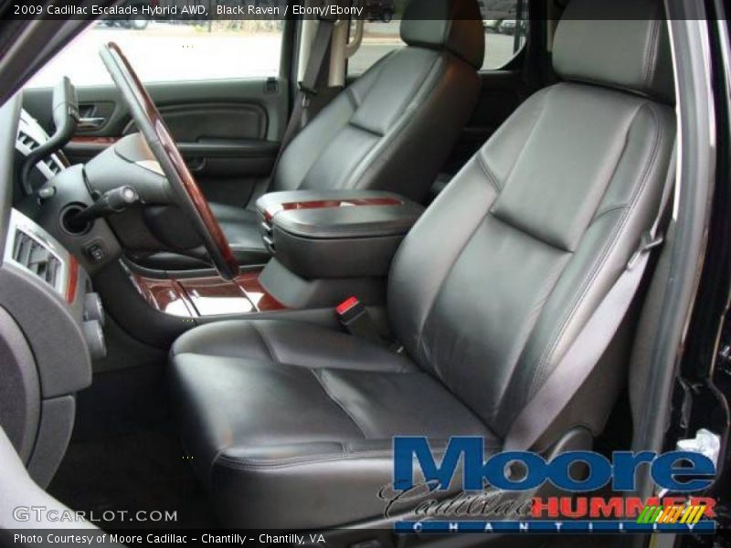 Black Raven / Ebony/Ebony 2009 Cadillac Escalade Hybrid AWD