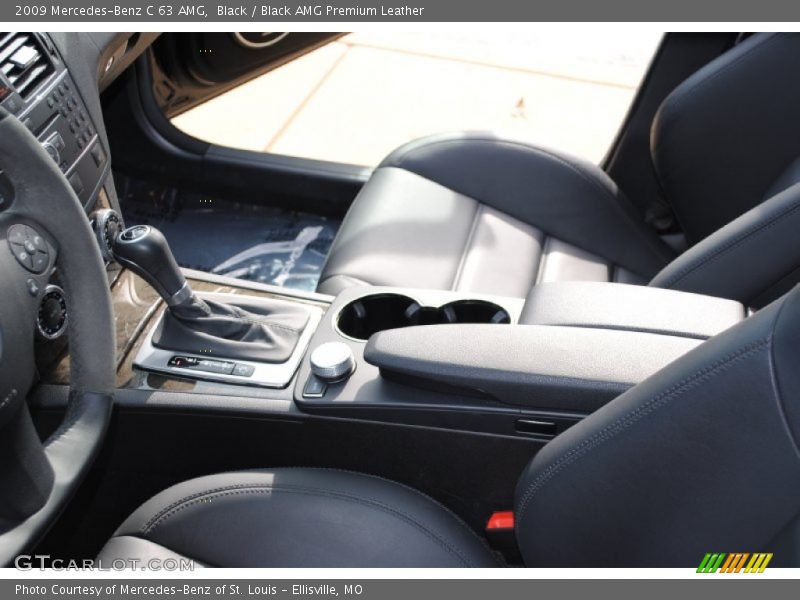 Black / Black AMG Premium Leather 2009 Mercedes-Benz C 63 AMG