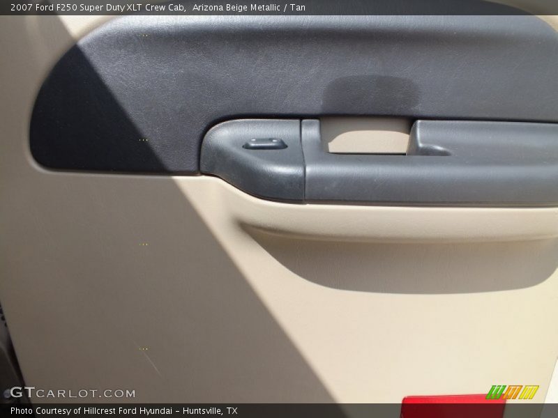 Arizona Beige Metallic / Tan 2007 Ford F250 Super Duty XLT Crew Cab