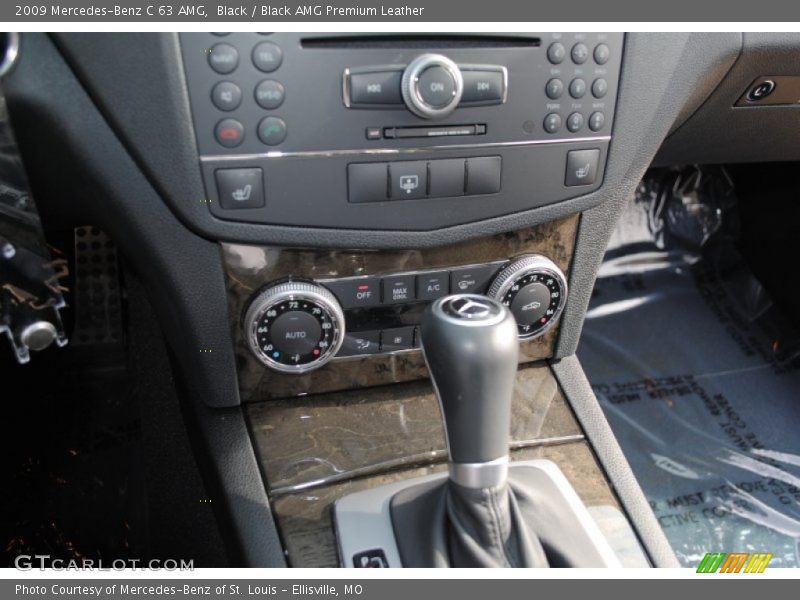 Black / Black AMG Premium Leather 2009 Mercedes-Benz C 63 AMG
