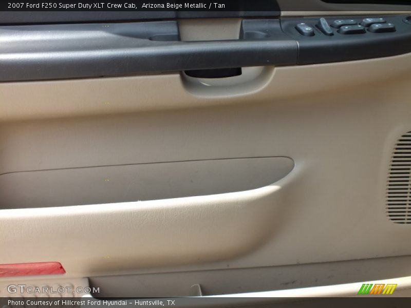 Arizona Beige Metallic / Tan 2007 Ford F250 Super Duty XLT Crew Cab