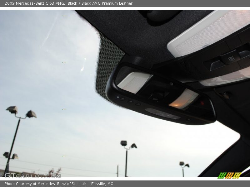 Black / Black AMG Premium Leather 2009 Mercedes-Benz C 63 AMG