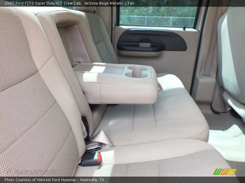Arizona Beige Metallic / Tan 2007 Ford F250 Super Duty XLT Crew Cab