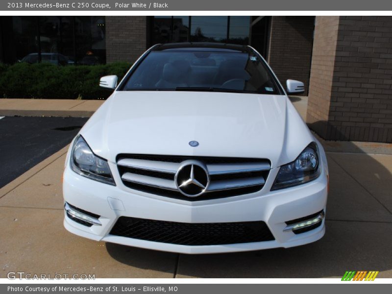 Polar White / Black 2013 Mercedes-Benz C 250 Coupe