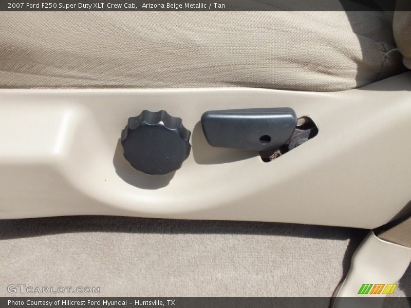 Arizona Beige Metallic / Tan 2007 Ford F250 Super Duty XLT Crew Cab