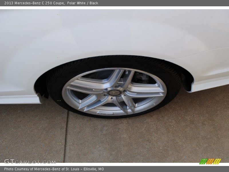 Polar White / Black 2013 Mercedes-Benz C 250 Coupe