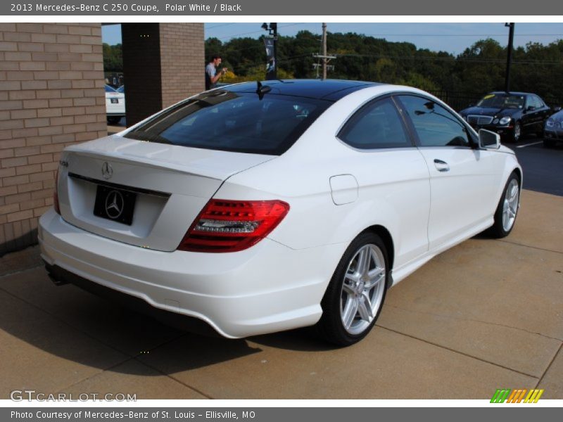 Polar White / Black 2013 Mercedes-Benz C 250 Coupe