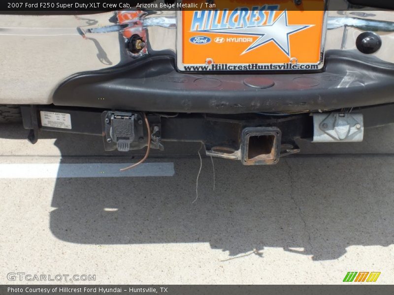 Arizona Beige Metallic / Tan 2007 Ford F250 Super Duty XLT Crew Cab