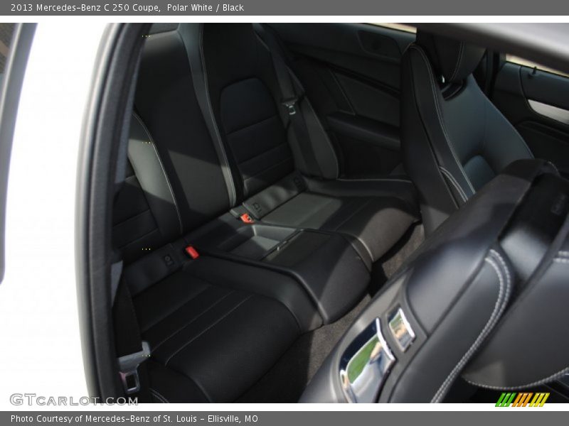 Polar White / Black 2013 Mercedes-Benz C 250 Coupe