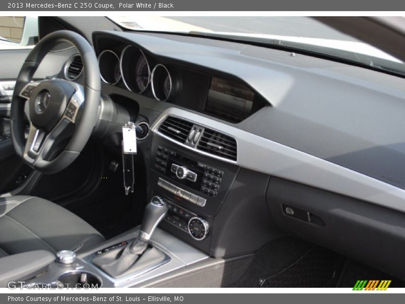 Polar White / Black 2013 Mercedes-Benz C 250 Coupe