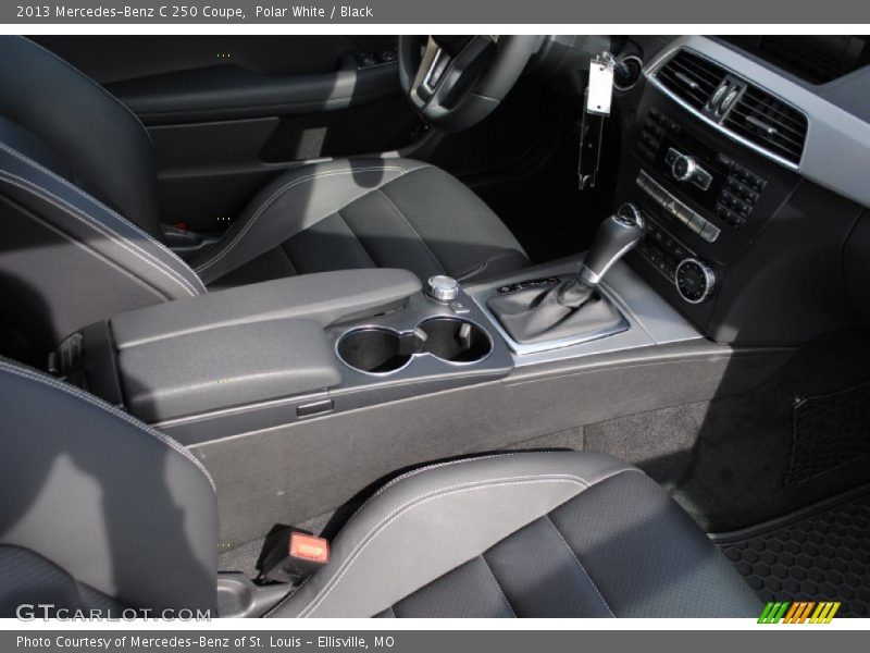 Polar White / Black 2013 Mercedes-Benz C 250 Coupe