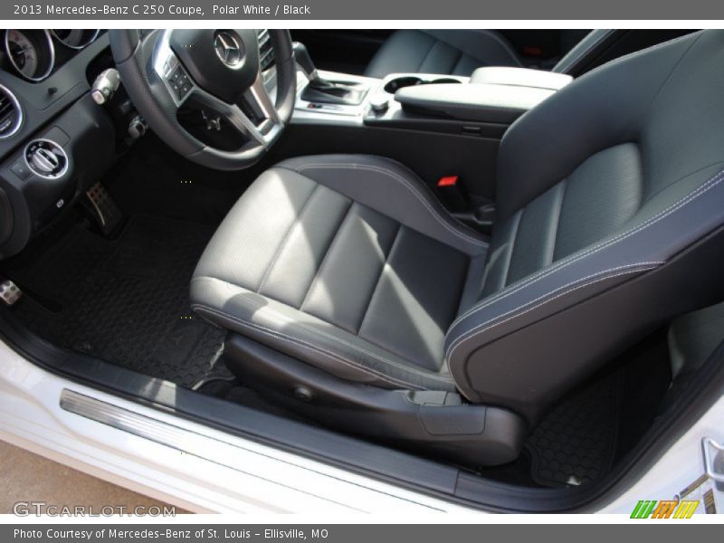 Polar White / Black 2013 Mercedes-Benz C 250 Coupe