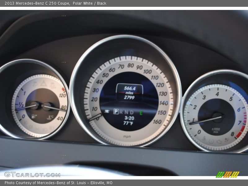 Polar White / Black 2013 Mercedes-Benz C 250 Coupe