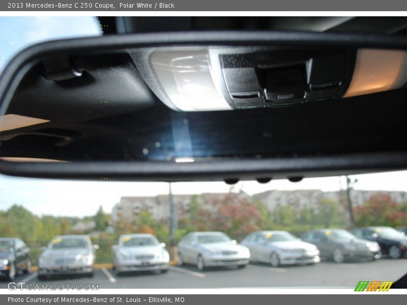 Polar White / Black 2013 Mercedes-Benz C 250 Coupe