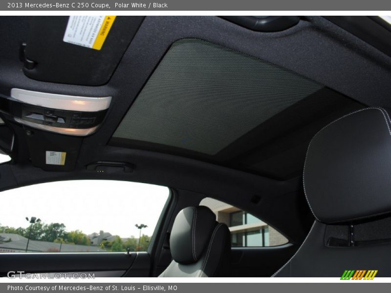 Polar White / Black 2013 Mercedes-Benz C 250 Coupe