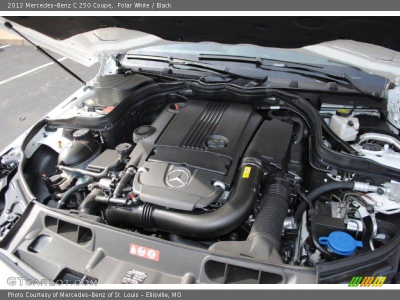 Polar White / Black 2013 Mercedes-Benz C 250 Coupe