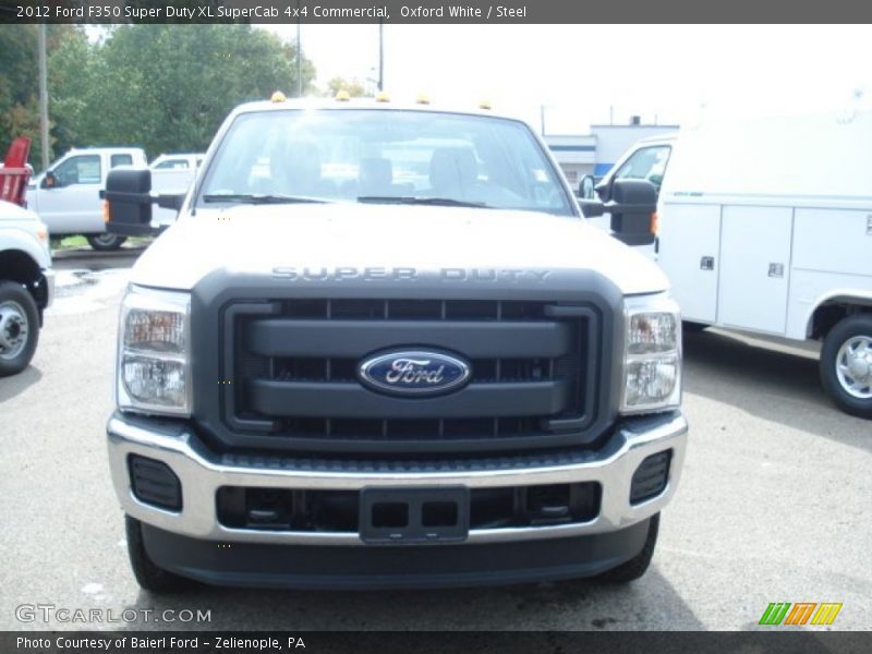 Oxford White / Steel 2012 Ford F350 Super Duty XL SuperCab 4x4 Commercial