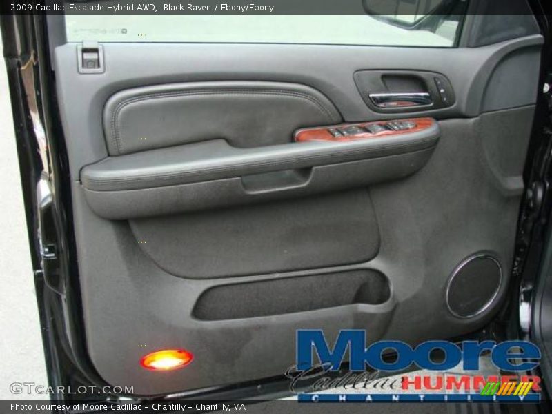 Black Raven / Ebony/Ebony 2009 Cadillac Escalade Hybrid AWD