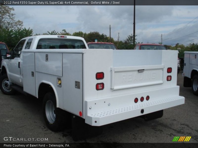 Oxford White / Steel 2012 Ford F350 Super Duty XL SuperCab 4x4 Commercial