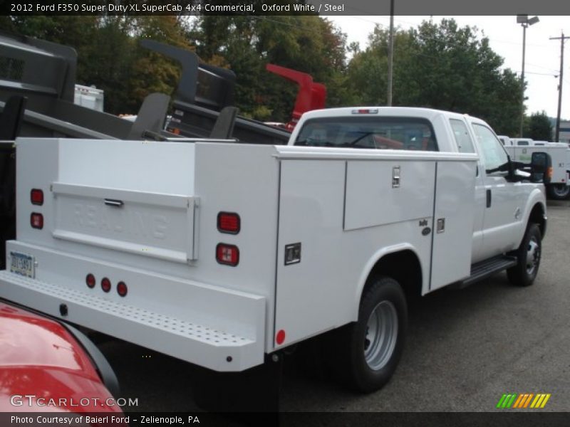 Oxford White / Steel 2012 Ford F350 Super Duty XL SuperCab 4x4 Commercial