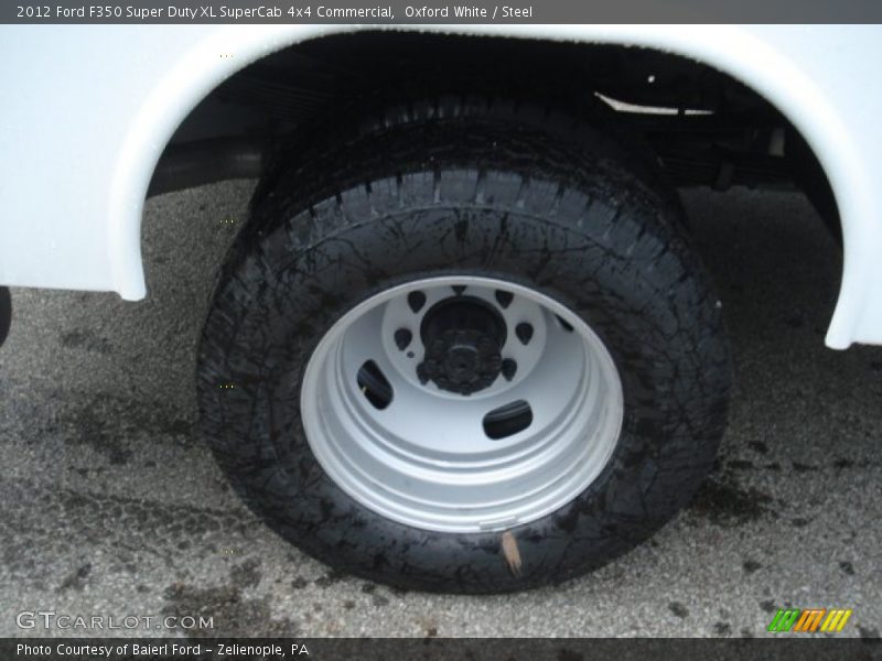 Oxford White / Steel 2012 Ford F350 Super Duty XL SuperCab 4x4 Commercial