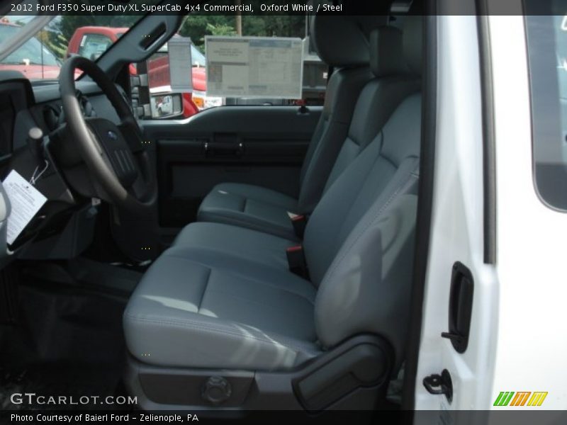 Oxford White / Steel 2012 Ford F350 Super Duty XL SuperCab 4x4 Commercial
