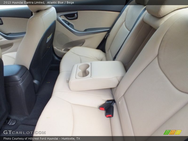 Atlantic Blue / Beige 2013 Hyundai Elantra Limited