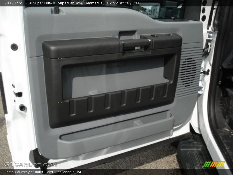 Oxford White / Steel 2012 Ford F350 Super Duty XL SuperCab 4x4 Commercial
