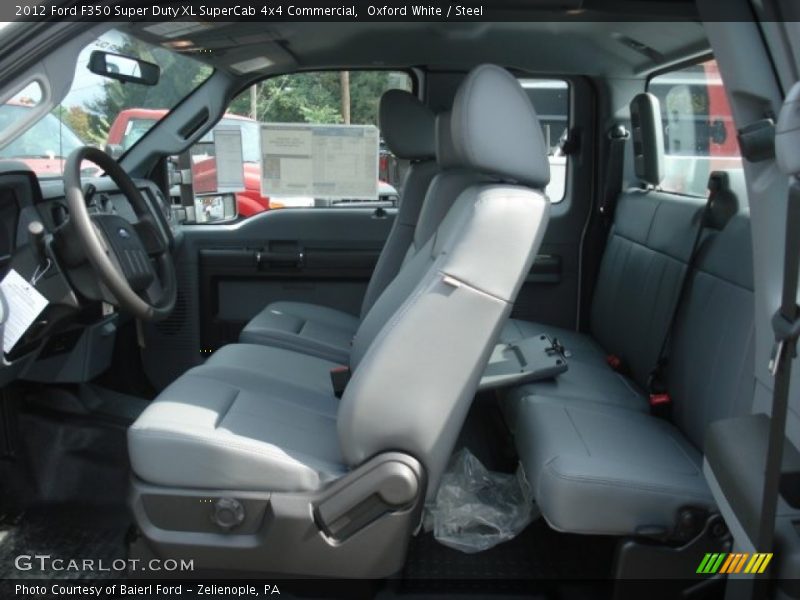 Oxford White / Steel 2012 Ford F350 Super Duty XL SuperCab 4x4 Commercial