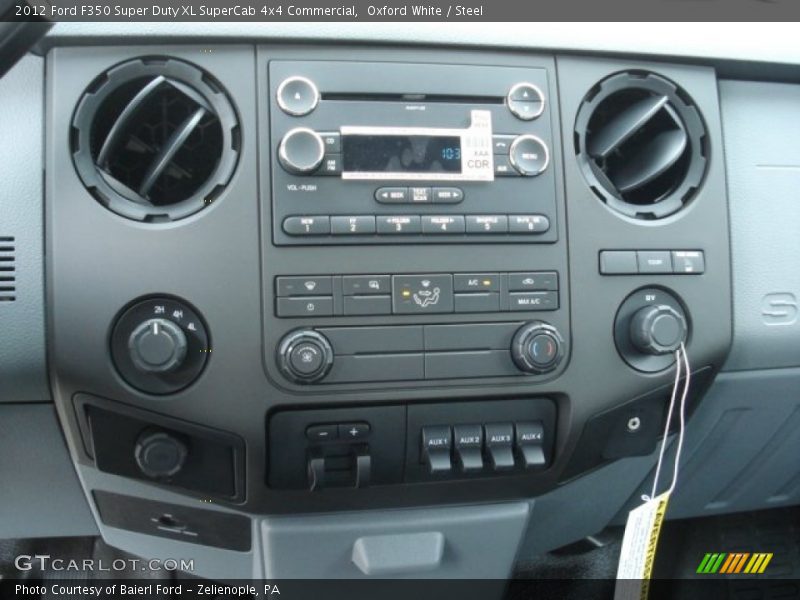 Oxford White / Steel 2012 Ford F350 Super Duty XL SuperCab 4x4 Commercial
