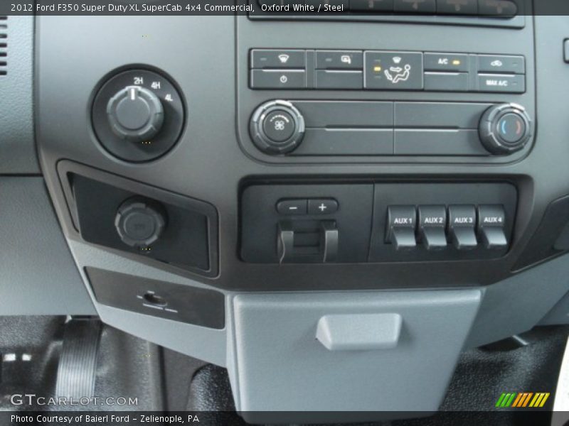 Oxford White / Steel 2012 Ford F350 Super Duty XL SuperCab 4x4 Commercial