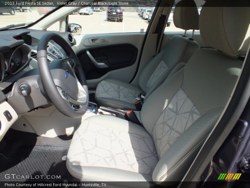 Violet Gray / Charcoal Black/Light Stone 2013 Ford Fiesta SE Sedan