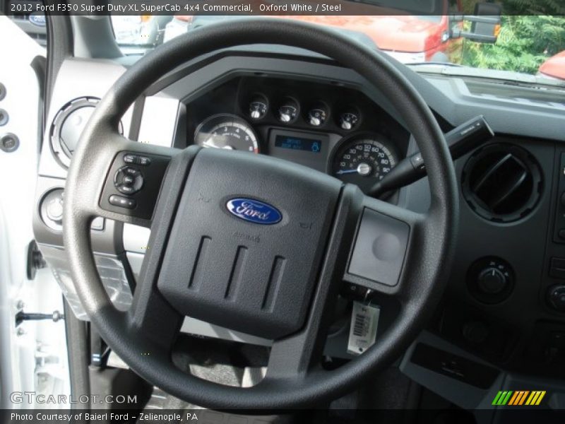 Oxford White / Steel 2012 Ford F350 Super Duty XL SuperCab 4x4 Commercial