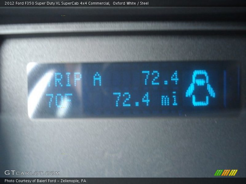 Oxford White / Steel 2012 Ford F350 Super Duty XL SuperCab 4x4 Commercial