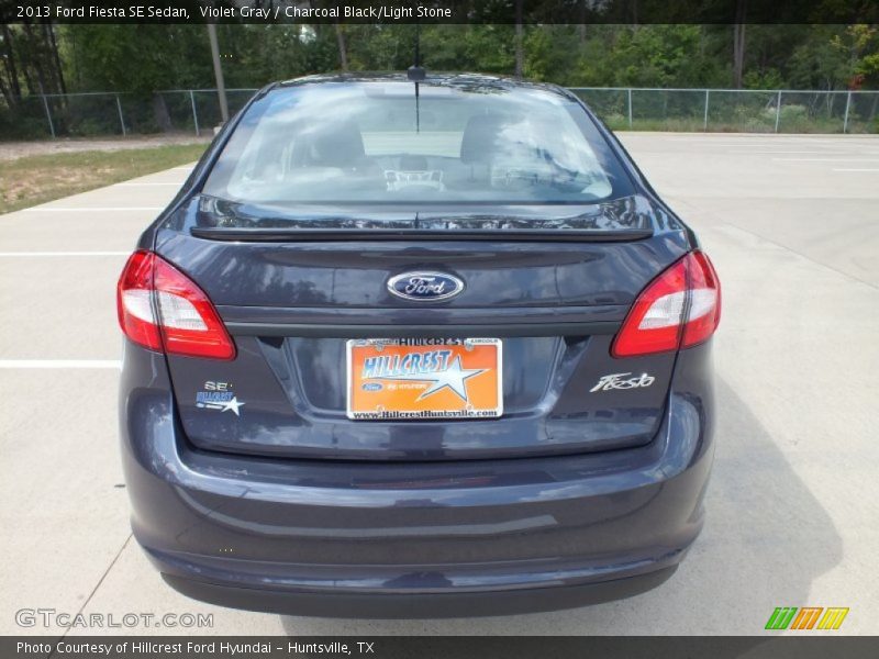 Violet Gray / Charcoal Black/Light Stone 2013 Ford Fiesta SE Sedan